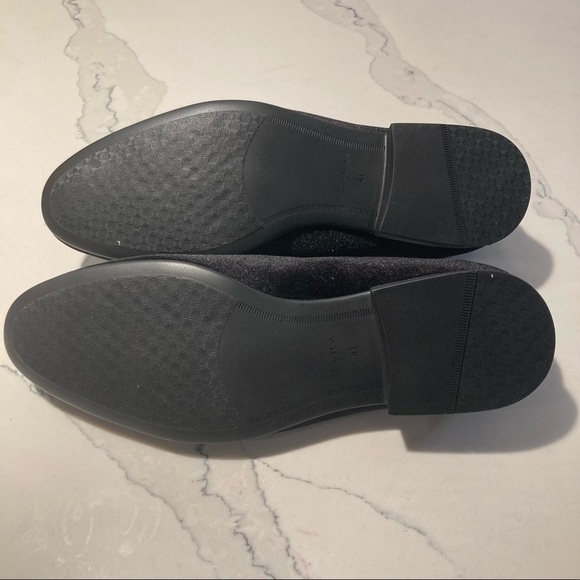ZARA Sz  41 Suede Smoking Loafer Slipper with Tassels NWT - Picture 10 of 11